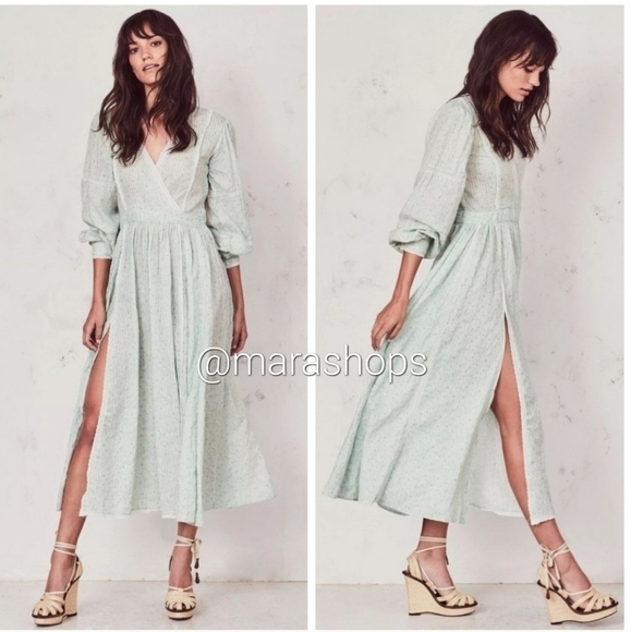 Loveshackfancy Green Leah dress - Picture 1 of 8
